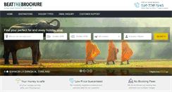 Desktop Screenshot of beatthebrochure.com